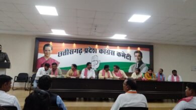 Photo of प्रदेश किसान कांग्रेस की समीक्षा बैठक रायपुर में उपस्थित हुए राजा शर्मा